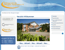 Tablet Screenshot of bildungswerk-meppen.de
